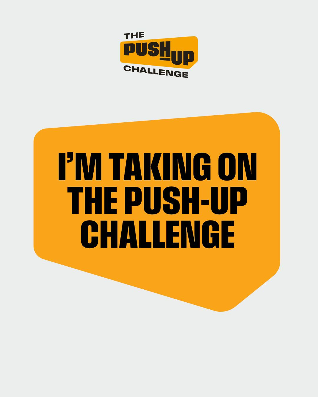 I'm taking on The Push-Up Challenge 2026